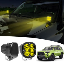 Load image into Gallery viewer, 3.5 Inch Offroad Lights for 2010-2024 Toyota 4Runner 2PCS LED Pod Lights Off Road Driving Lights with Wiring Harness and Mount Bracket for 4 Runner SUV Exterior Accessories(3.5" Amber Beam)