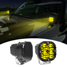 Load image into Gallery viewer, 3.5 Inch Offroad Lights for 2010-2024 Toyota 4Runner 2PCS LED Pod Lights Off Road Driving Lights with Wiring Harness and Mount Bracket for 4 Runner SUV Exterior Accessories(3.5" Amber Beam)