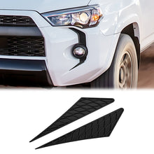 Load image into Gallery viewer, Front Fog Light Decals for 2014-2024 Toyota 4Runner Accessories Front Bumper Grill Trim Covers Stickers for 4 Runner Exterior Accessories Black 2PCS