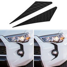 Load image into Gallery viewer, Front Fog Light Decals for 2014-2024 Toyota 4Runner Accessories Front Bumper Grill Trim Covers Stickers for 4 Runner Exterior Accessories Black 2PCS