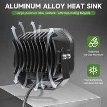 Load image into Gallery viewer, 5 Inch Offroad Lights for 2010-2024 Toyota 4Runner 2PCS LED Pod Lights Off Road Driving Lights with Wiring Harness and Mount Bracket for 4 Runner SUV Exterior Accessories(5" White Beam)