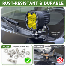 Load image into Gallery viewer, 3.5 Inch Offroad Lights for 2010-2024 Toyota 4Runner 2PCS LED Pod Lights Off Road Driving Lights with Wiring Harness and Mount Bracket for 4 Runner SUV Exterior Accessories(3.5" Amber Beam)