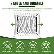 Load image into Gallery viewer, Trunk Cargo Net for 2010-2024 Toyota 4Runner 2 Row Model Only, Trunk Organizer Luggage Net Anti-Slip Rear Mesh Cargo Netting for 4 Runner SUV Accessories (Floor Style)