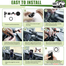 Load image into Gallery viewer, Metal Magnetic Phone Mount Holder for 2010-2024 Toyota 4Runner Strong Magnet Dash Cell Phone Cradles Adjustable Phone Stand Accessories for MagSafe All Smartphone