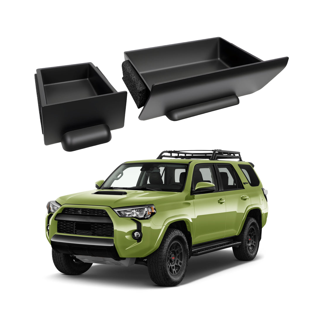 Center Console Storage Drawer for 2014-2024 Toyota 4Runner Drawers Inserts Cubby Box Organizer Tray for 4 Runner Interior Accessories