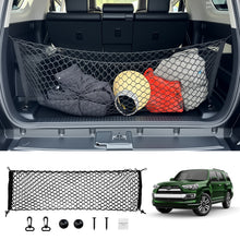 Load image into Gallery viewer, Trunk Cargo Net for 2010-2024 Toyota 4Runner 2 Row Model Only, Trunk Organizer Net Anti-Slip Rear Mesh Cargo Netting for 4 Runner SUV Accessories(Envelope Style)
