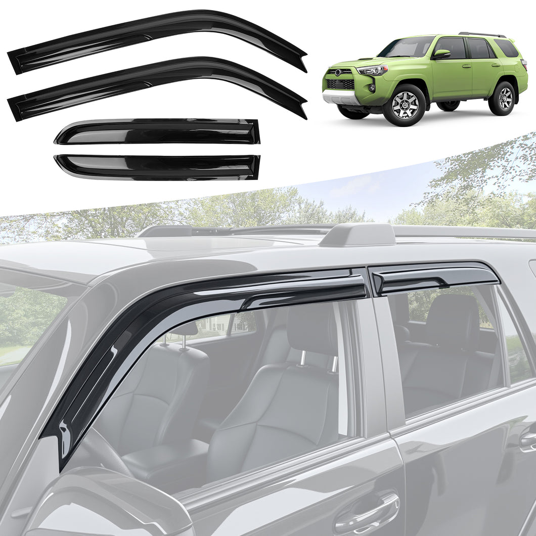 Window Visors Rain Guards for 2010-2022 Toyota 4Runner