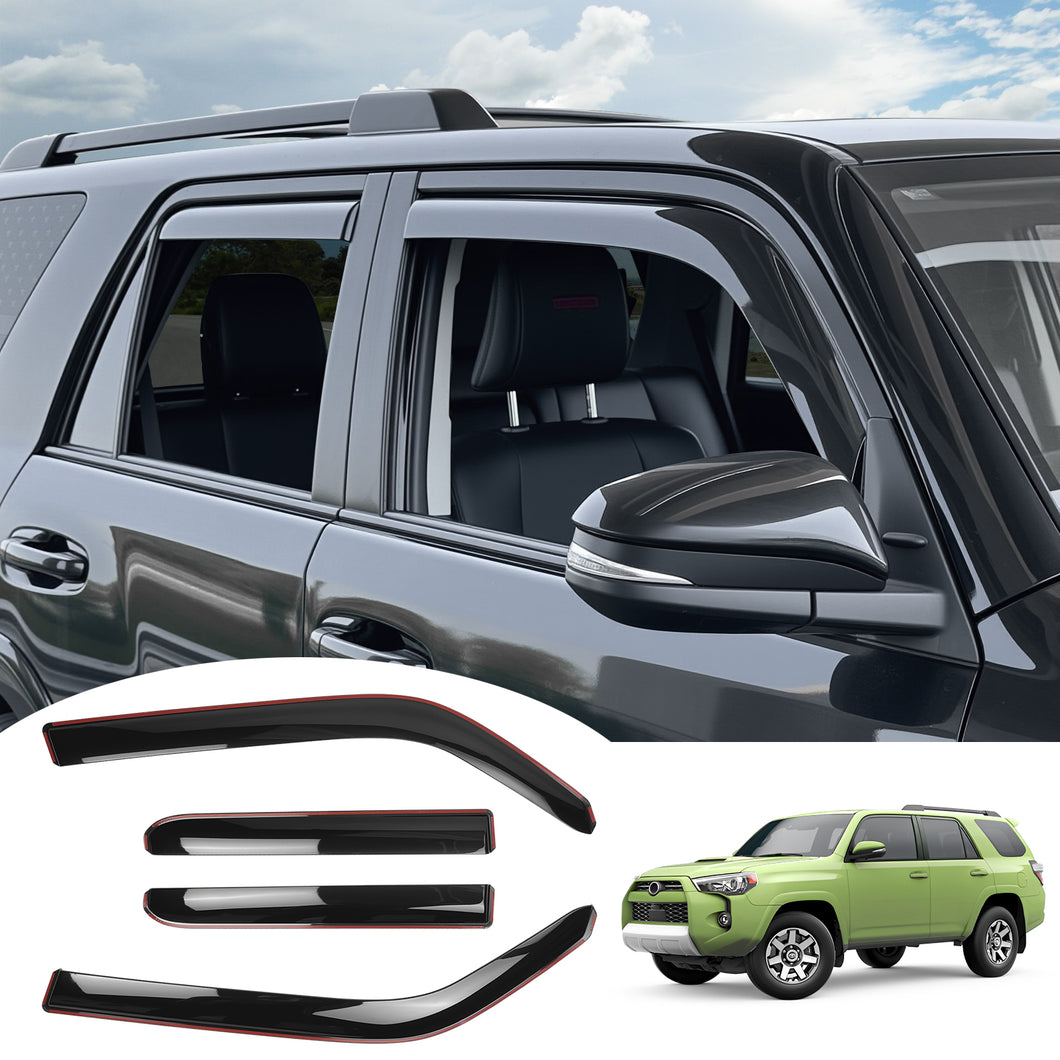 Window Visors Rain Guards for 2010-2024 Toyota 4Runner