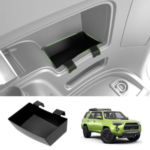 Trunk Organizer for 2010-2024 Toyota 4Runner 5-Seater Storage Box Accessories Rear Storage Bin Cargo Tray for 10-24 4 Runner Trunk Without Speaker(Right Side Hanging/Not for Limited&TRD PRO)