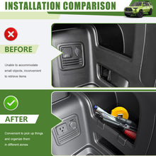 Load image into Gallery viewer, Trunk Organizer for 2010-2024 Toyota 4Runner 5-Seater Storage Box Accessories Rear Storage Bin Cargo Tray for 10-24 4 Runner Trunk Without Speaker(Right Side Hanging/Not for Limited&amp;TRD PRO)
