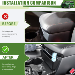 Center Console Organizer Hanging Armrest Box Storage Tray for 2010-2024 Toyota 4Runner