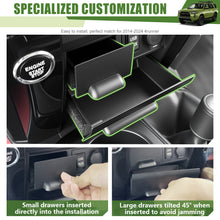 Load image into Gallery viewer, Center Console Storage Drawer for 2014-2024 Toyota 4Runner Drawers Inserts Cubby Box Organizer Tray for 4 Runner Interior Accessories
