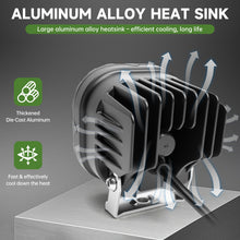 Load image into Gallery viewer, 3.5 Inch Offroad Lights for 2010-2024 Toyota 4Runner 2PCS LED Pod Lights Off Road Driving Lights with Wiring Harness and Mount Bracket for 4 Runner SUV Exterior Accessories(3.5&quot; Amber Beam)
