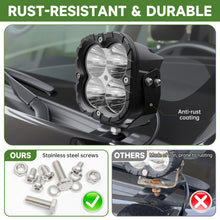 Load image into Gallery viewer, 5 Inch Offroad Lights for 2010-2024 Toyota 4Runner 2PCS LED Pod Lights Off Road Driving Lights with Wiring Harness and Mount Bracket for 4 Runner SUV Exterior Accessories(5&quot; White Beam)
