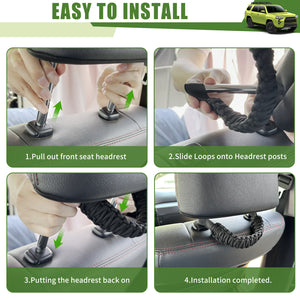Headrest Grab Handles for 2010-2024 Toyota 4Runner Accessories