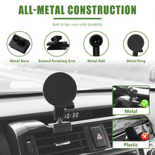 Load image into Gallery viewer, Metal Magnetic Phone Mount Holder for 2010-2024 Toyota 4Runner Strong Magnet Dash Cell Phone Cradles Adjustable Phone Stand Accessories for MagSafe All Smartphone
