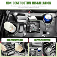 Load image into Gallery viewer, Upgrade Cup Holder Inserts for 2014-2024 Toyota 4Runner Center Console Cupholder Coaster Liner Replaces Mat
