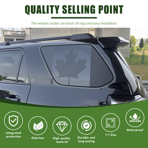 Rear Window Decals for 2010-2024 Toyota 4Runner CA Flag Sticker