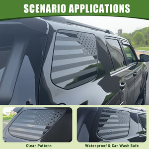 Rear Window Decals for 2010-2024 Toyota 4Runner US Flag Sticker