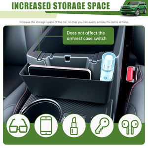 Center Console Organizer Hanging Armrest Box Storage Tray for 2010-2024 Toyota 4Runner