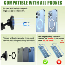 Load image into Gallery viewer, Metal Magnetic Phone Mount Holder for 2010-2024 Toyota 4Runner Strong Magnet Dash Cell Phone Cradles Adjustable Phone Stand Accessories for MagSafe All Smartphone

