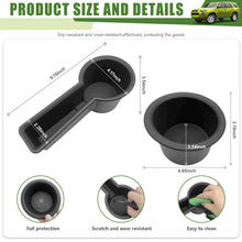 Load image into Gallery viewer, Upgrade Cup Holder Inserts for 2014-2024 Toyota 4Runner Center Console Cupholder Coaster Liner Replaces Mat
