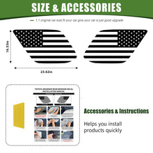 Load image into Gallery viewer, Rear Window Decals for 2010-2024 Toyota 4Runner US Flag Sticker
