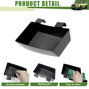Trunk Organizer for 2010-2024 Toyota 4Runner 5-Seater Storage Box Accessories Rear Storage Bin Cargo Tray for 10-24 4 Runner Trunk Without Speaker(Right Side Hanging/Not for Limited&TRD PRO)